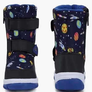 Merence Kids Cosmic Adventure Boots - Navy Size 5T
